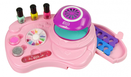 Set pentru manichiură – Lacuri de unghii, sclipici, uscător și abțibilduri [2]