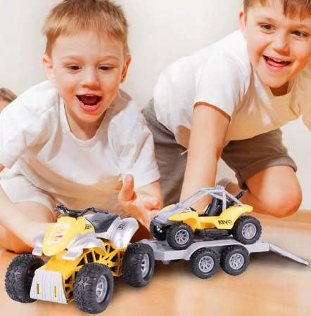 Set Poliție – Quad și Mașină 1:16 [2]