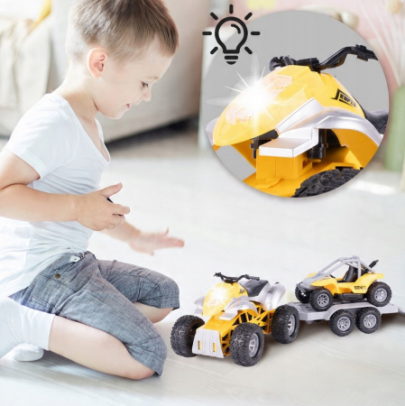 Set Poliție – Quad și Mașină 1:16 [4]