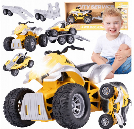 Set Poliție – Quad și Mașină 1:16 [1]