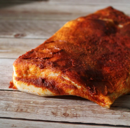 Mancare si bautura - Slănină fiartă cu boia