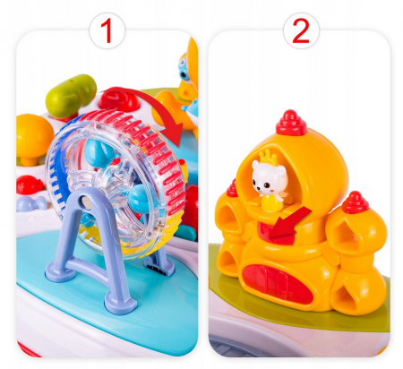 Stolik Interactiv pentru Copii – Țestoasa, Ciuchcia și Pian [3]