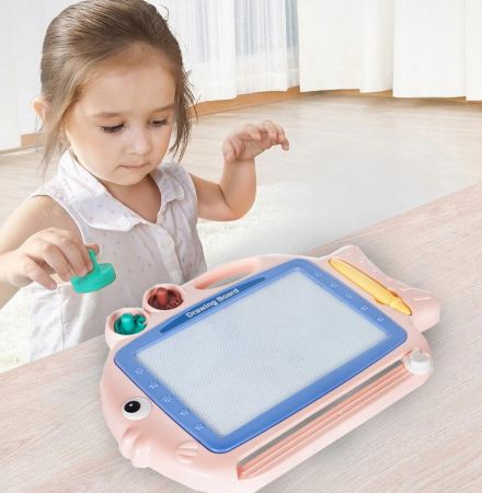 Tablă Magnetică de Desenat cu Ștampile [2]