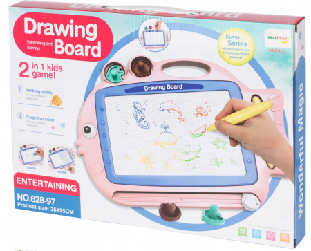 Tablă Magnetică de Desenat cu Ștampile [9]