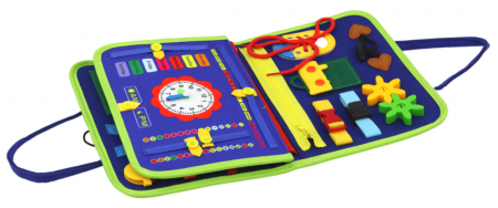 Tablă Senzo-Motrică din Fetru – Educativă, Albastră [2]