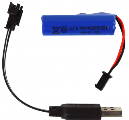 Tanc R/C cu telecomandă – Lumină, Sunet, Albastru Marin, Scară 1:18, 27MHz [4]