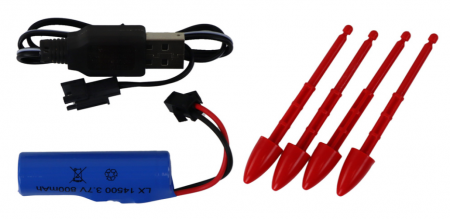 Tanc RC cu Telecomandă 27 MHz Verde [4]