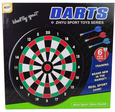 Țintă Darts cu săgeți magnetice – 6 bucăți [4]