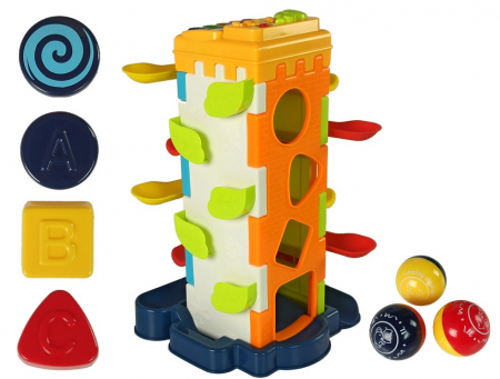 Tobogan cu bile – Sortator educativ de forme cu pian [1]