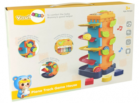 Tobogan cu bile – Sortator educativ de forme cu pian [3]