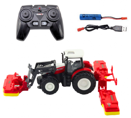 Tractor Agricol RC cu Telecomandă 2.4G și Cositoare de Iarbă [2]