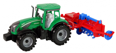 Tractor cu Plug – Mecanism cu Fricțiune – Roșu [1]