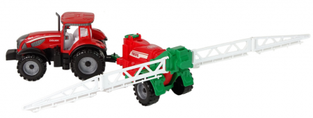 Tractor de Fermă cu Pulverizator Roșu [2]