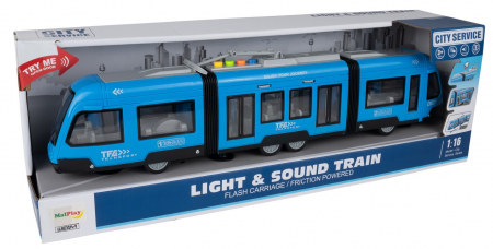 Jucarii - Tramvai cu Sunet și Lumină, Uși Deschise – Scară 1:16