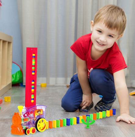 Tren Domino – Set cu 80 de piese [4]