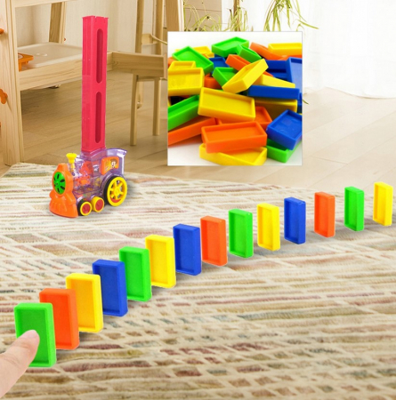 Tren Domino – Set cu 80 de piese [8]