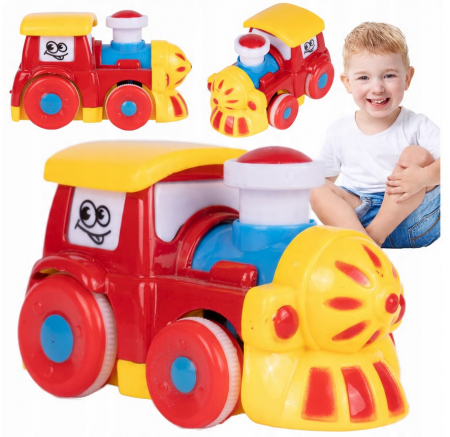 Trenuleț din Metal cu Mecanică de Acționare – 1 Bucată [1]