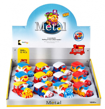 Trenulete - Trenuleț din Metal cu Mecanică de Acționare – 1 Bucată