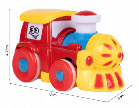 Trenuleț din Metal cu Mecanică de Acționare – 1 Bucată [2]