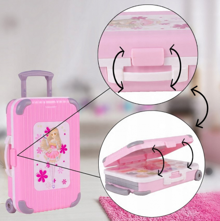 Trusă de Machiaj în Valiză pe Roți – 21 Piese [6]