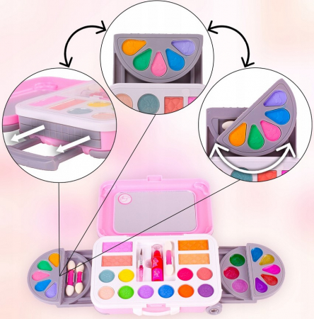 Trusă de Machiaj în Valiză pe Roți – 21 Piese [8]