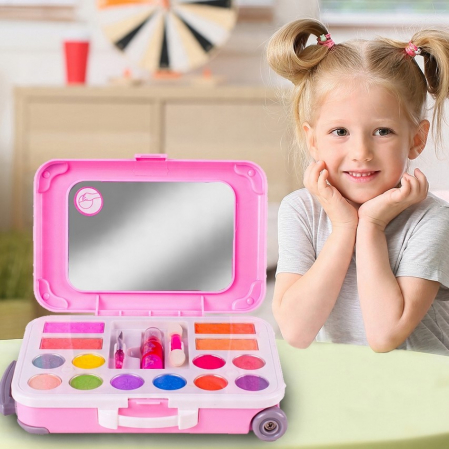 Trusă de Machiaj în Valiză pe Roți – 21 Piese [3]