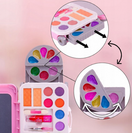 Trusă de Machiaj în Valiză pe Roți – 21 Piese [7]