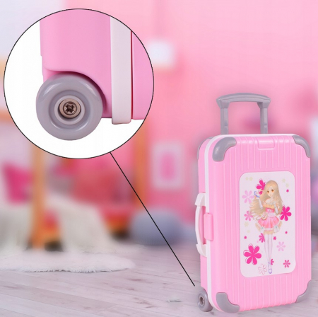 Trusă de Machiaj în Valiză pe Roți – 21 Piese [4]