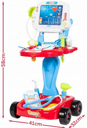 Trusă mobilă de resuscitare albastră – cu baterii, lumini și accesorii medicale [2]