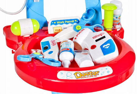 Trusă mobilă de resuscitare albastră – cu baterii, lumini și accesorii medicale [9]