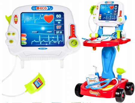 Trusă mobilă de resuscitare albastră – cu baterii, lumini și accesorii medicale [1]