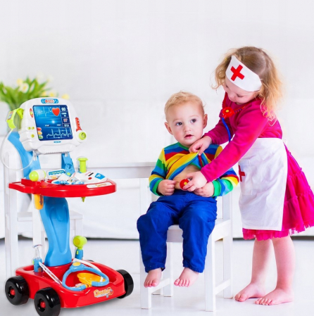 Trusă mobilă de resuscitare albastră – cu baterii, lumini și accesorii medicale [3]