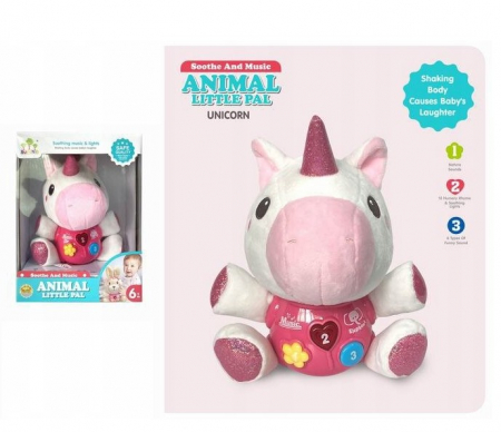 Jucarii de plus - Unicorn Interactiv – Jucărie Magică cu Lumini și Sunete