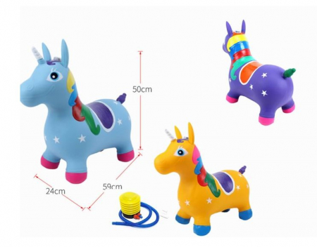 Jucarii de exterior - Unicorn Săltăreț din Cauciuc