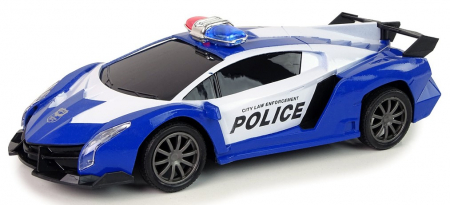 Jucarii cu telecomanda - Vehicul de Poliție 1:16 cu Lumini LED Control de la distanță