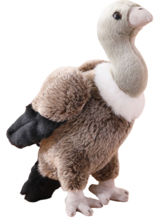 Vultur de pluș, înălțime 25 cm, realizat dintr-un material moale și plăcut la atingere [3]