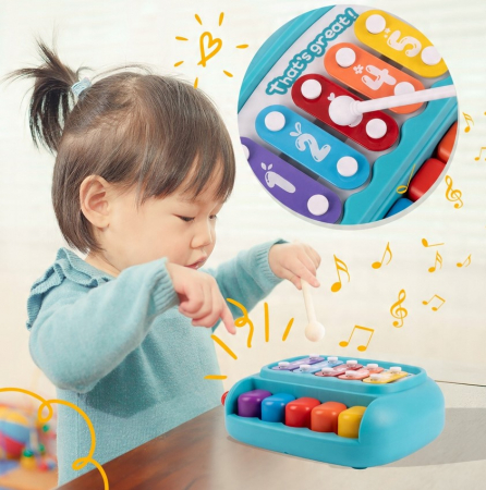 Xilofon educativ cu pian – Dino [8]