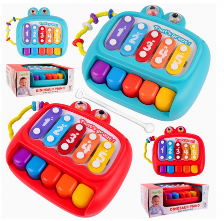 Instrumente muzicale - Xilofon educativ cu pian – Dino