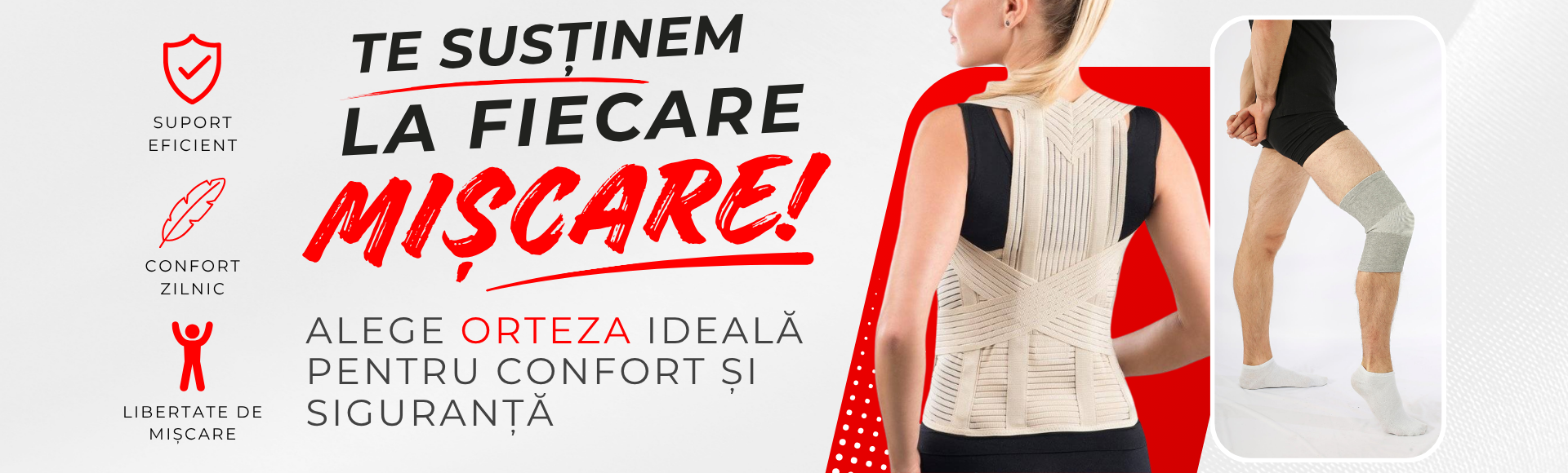Te sustinem la fiecare pas