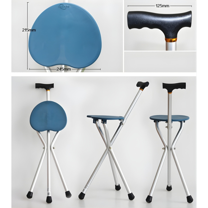 Baston cu scaun pliabil din aluminiu [3]