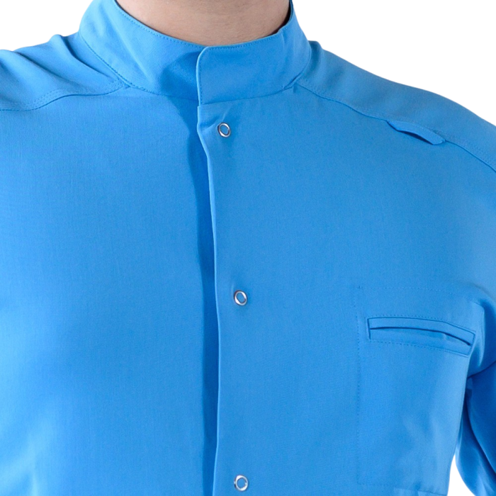 Bluza medicala unisex Lotus Flex stretch tip Tunica - Albastru Deschis [3]