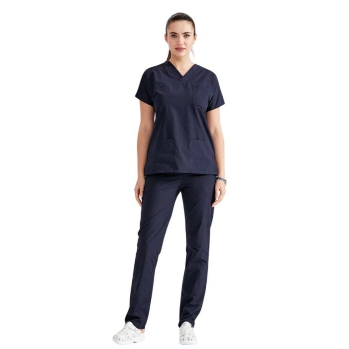 Costum medical bleumarin unisex - Model Classic Flex [5]