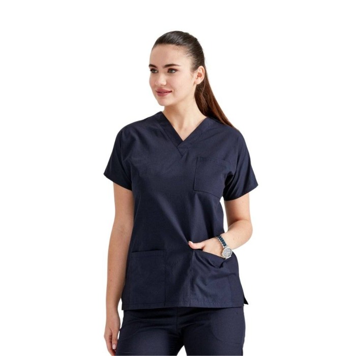 Costum medical bleumarin unisex - Model Classic Flex [3]