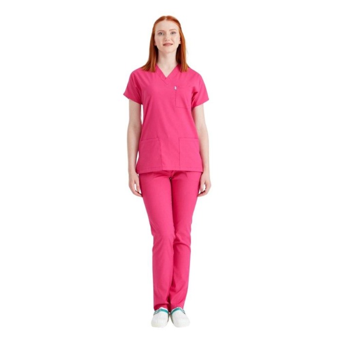 Costum medical Fuchsia - Model Classic Flex [3]