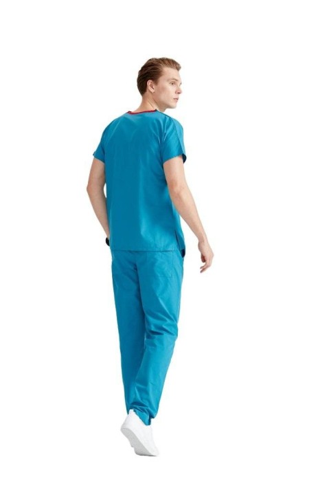 Costum medical unisex albastru turcoaz [3]