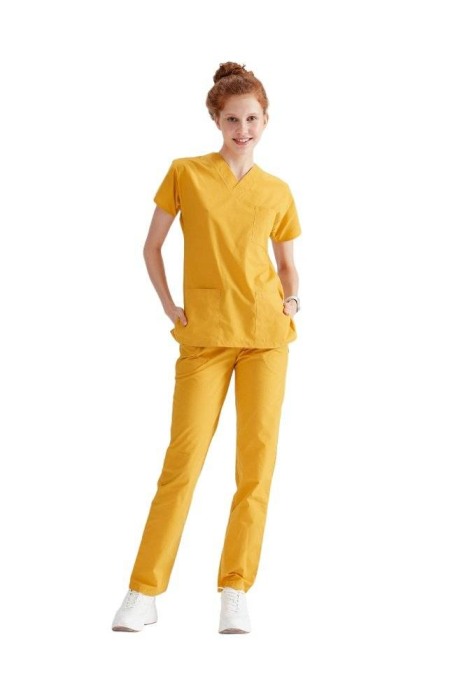 Costum medical unisex galben [2]