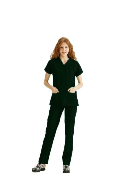 Costum medical unisex verde inchis [5]