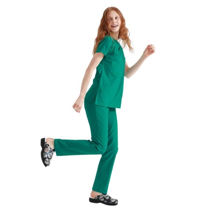 Costum medical verde unisex - Model Classic Flex [7]