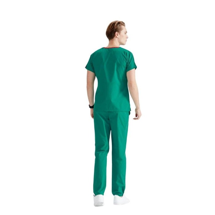 Costum medical verde unisex - Model Classic Flex [4]