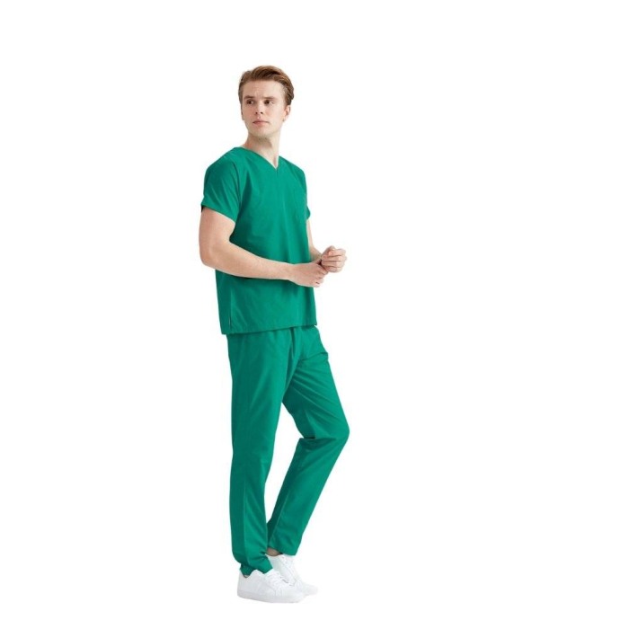 Costum medical verde unisex - Model Classic Flex [6]